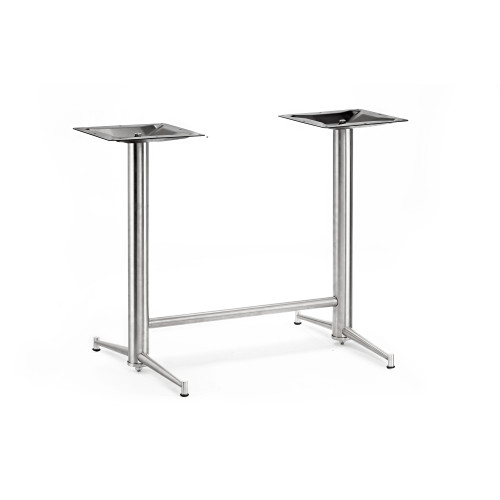 Dale Leisure Zeus Brushed Stainless Steel Table Base